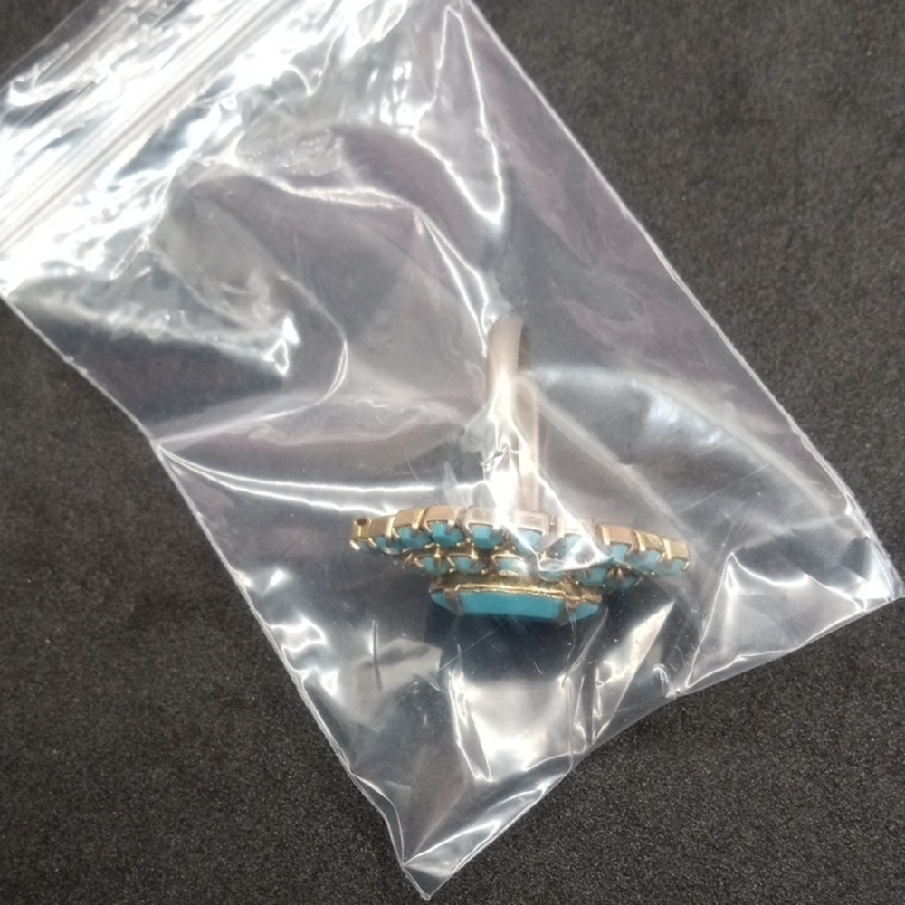 Turquoise Colored Marquise Ring - Picture 8 of 8